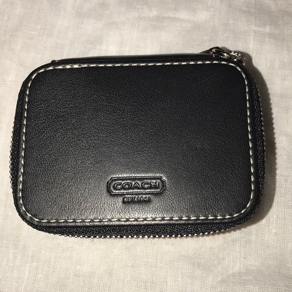 Brand new leather Coach pill case